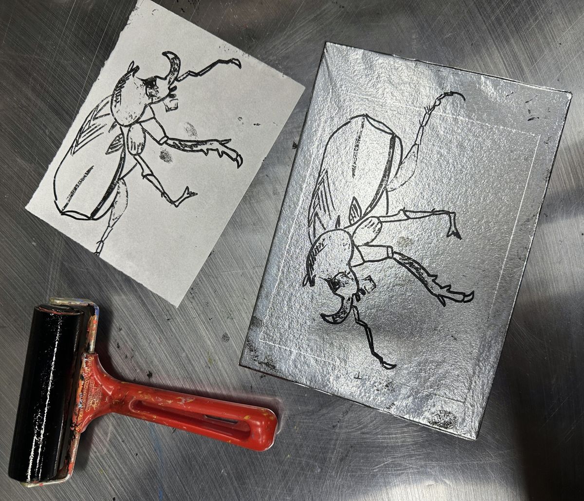 Aluminum Foil Printmaking