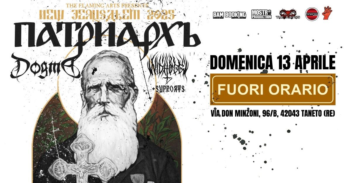 PATRIARKH + DOGMA + guests @ Fuori Orario, Taneto (RE) - 13 aprile 2025