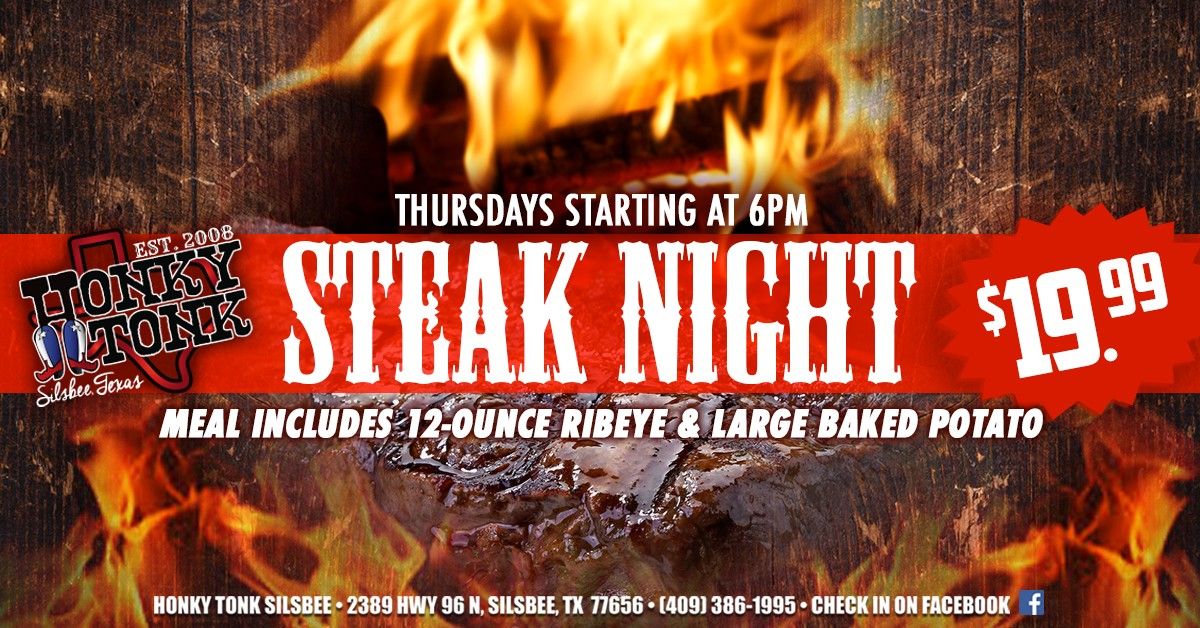 STEAK NIGHT & LIVE ENTERTAINMENT - Jace Nunnelly