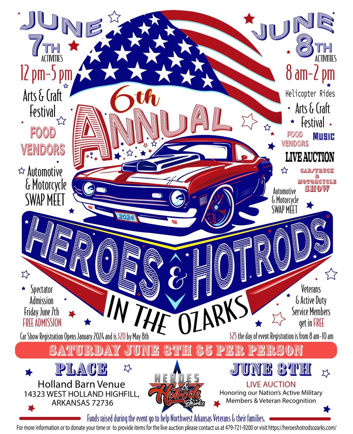 6th Annual Heroes & Hot Rods in the Ozarks 