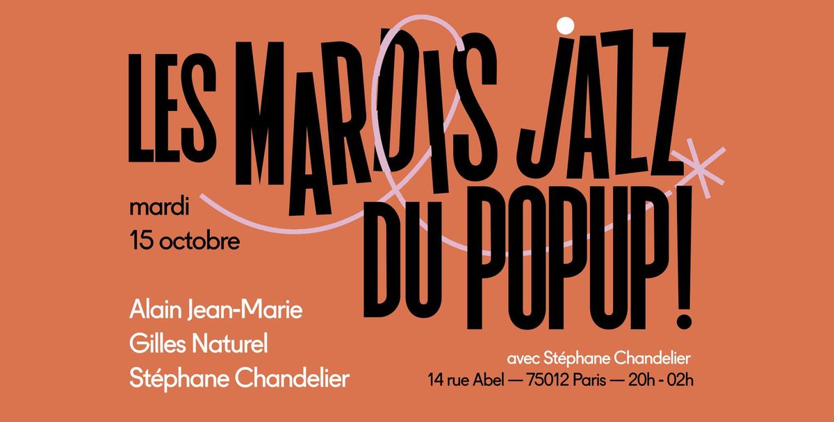 Mardi Jazz du POPUP! \/\/ 15.10.24 \/\/ POPUP!