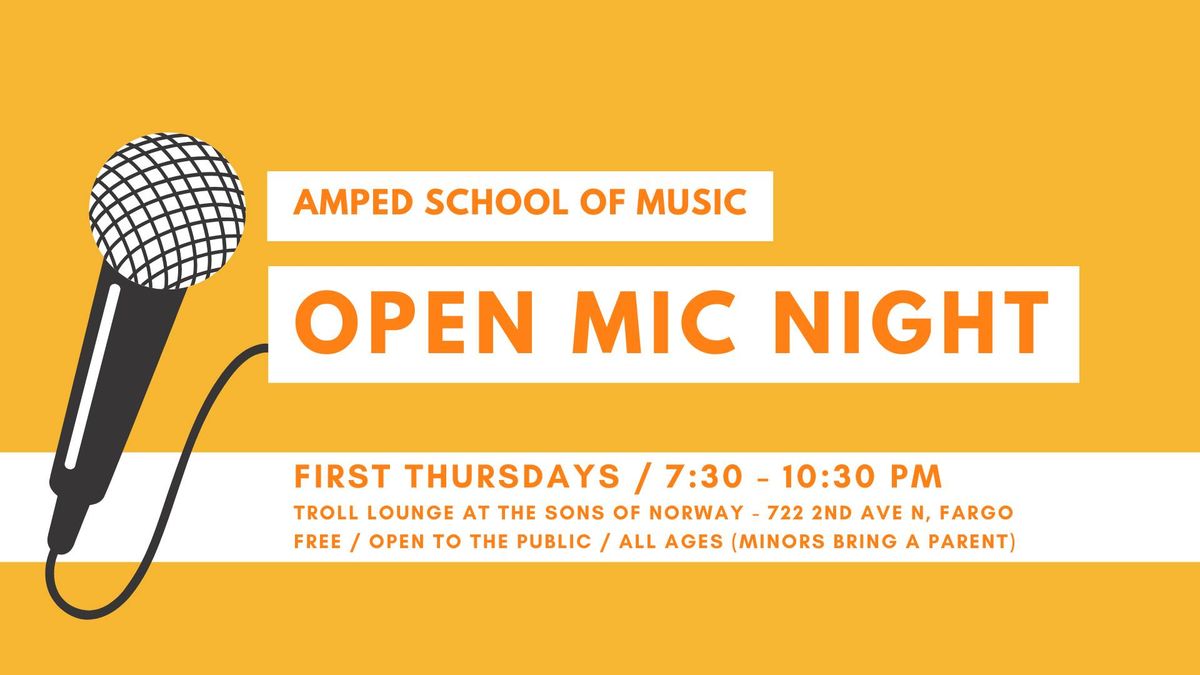 Amped Open Mic at the Troll Lounge