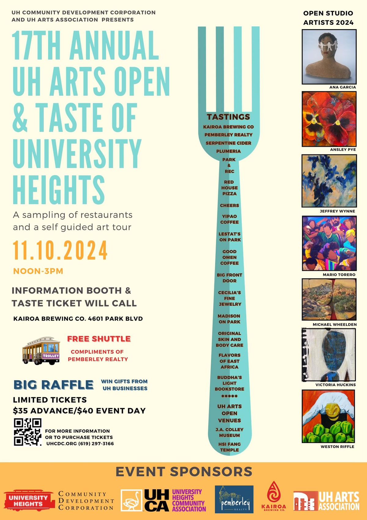 17th annual UH Arts OPEN & Taste of University Heights