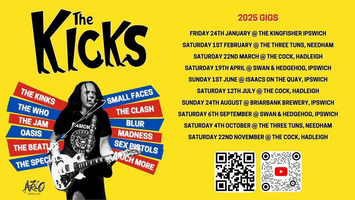 The Kicks Live @ Swan & Hedgehog, Ipswich