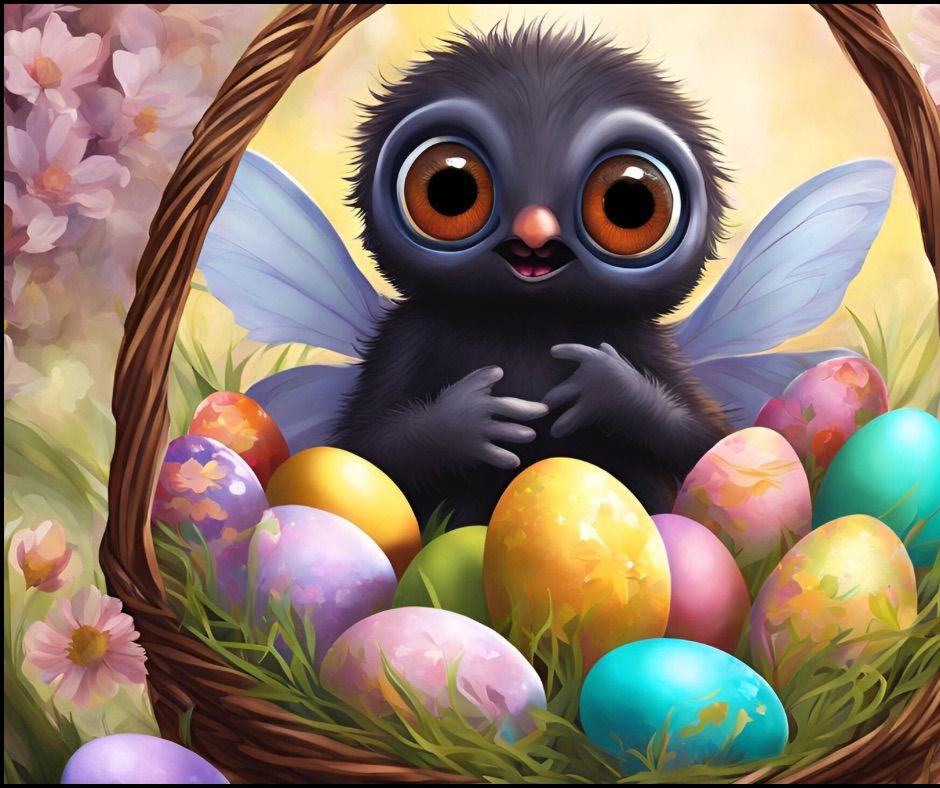 Baby Cryptids Easter: Paint & Sample 