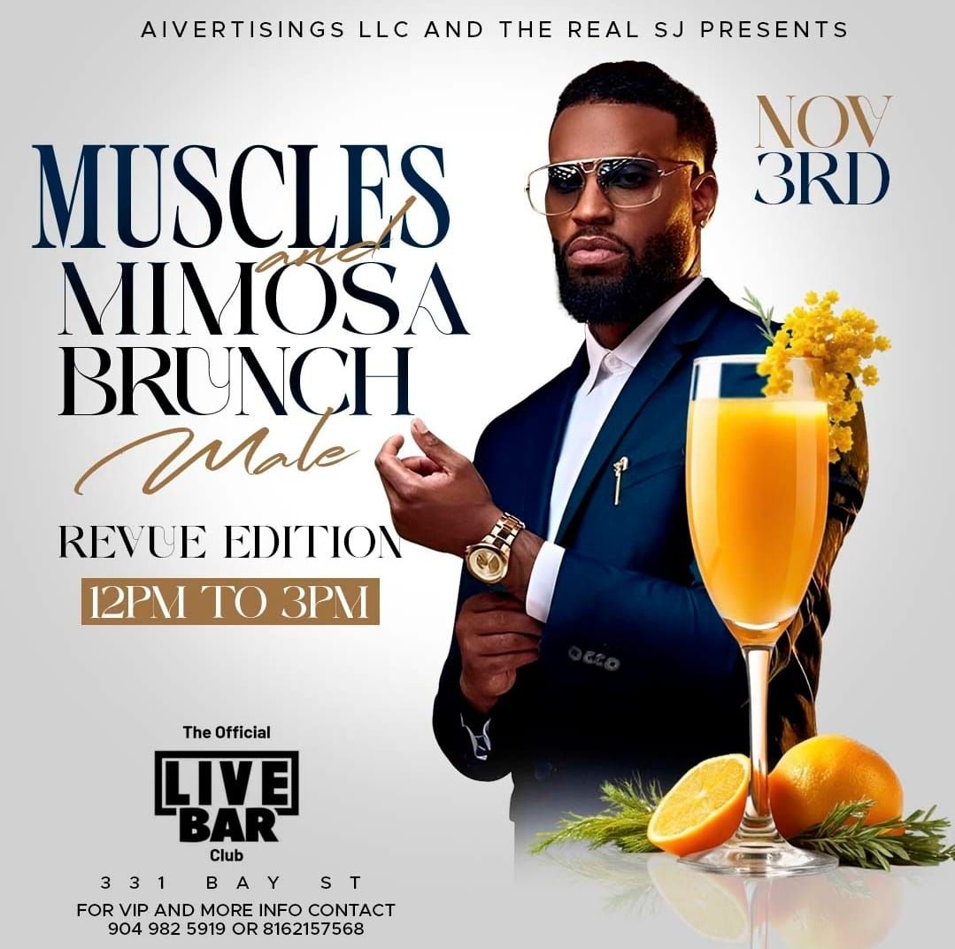 Muscles and Mimosas Brunch Male revue edition