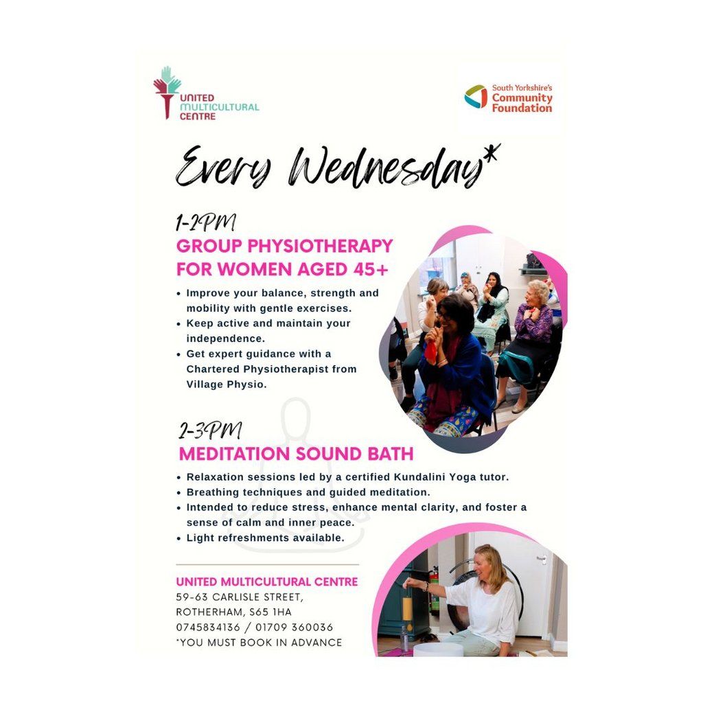 Free Group Physio for Women Aged 45+ | UMCC & Village Physio