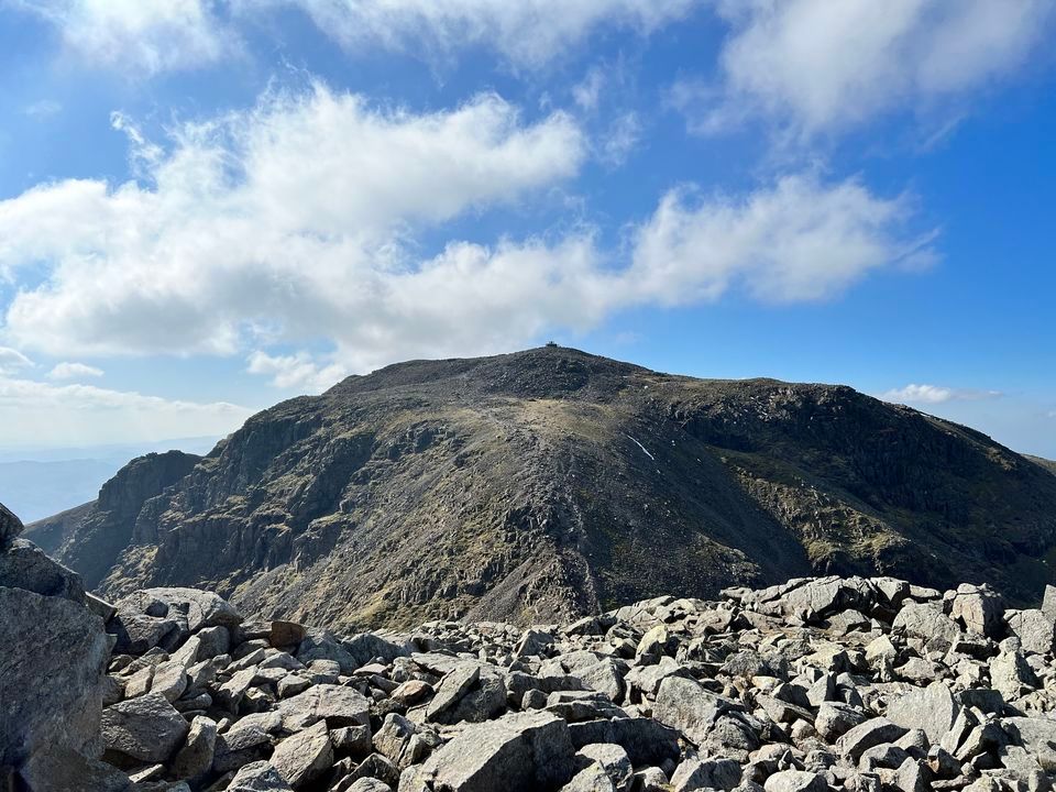 Scafell Pike from Seathwaite