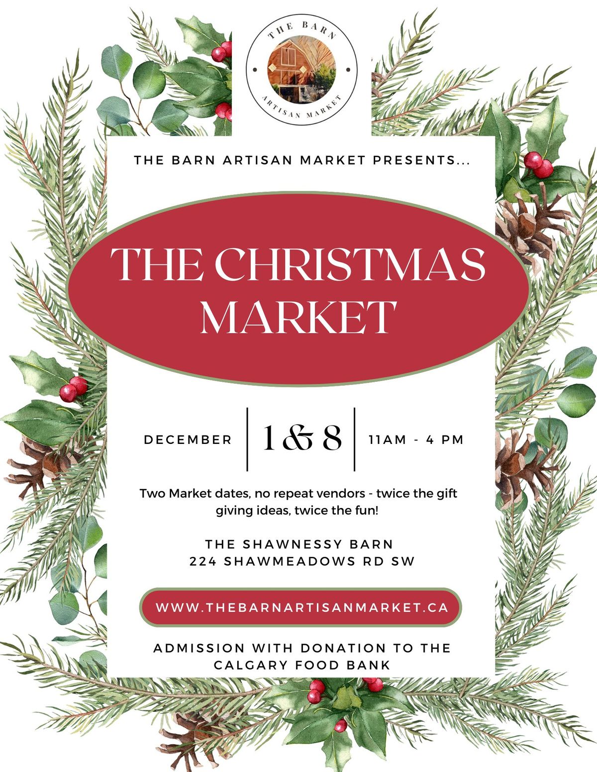 The Barn Artisan Market presents... The Christmas Market!