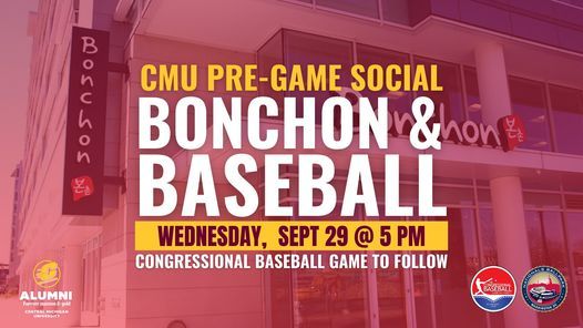CMU Pre-Game Social at Bonchon | Congressional Baseball Game