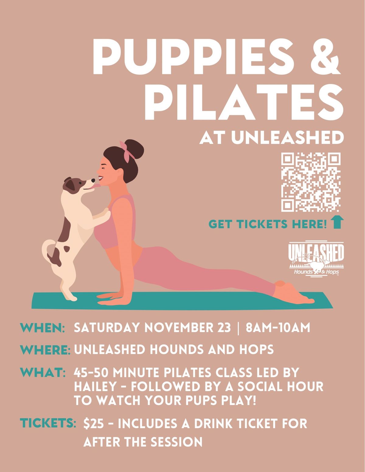 Puppies & Pilates- November