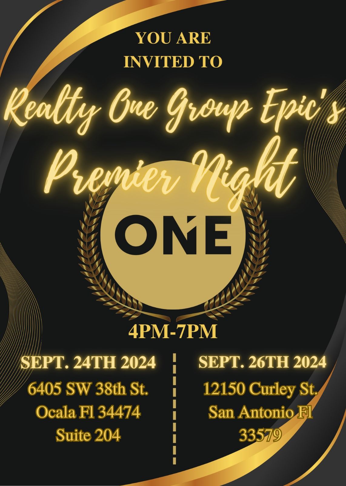 \u2728 Join Us for a Premier Night at Realty One Group Epic! \u2728