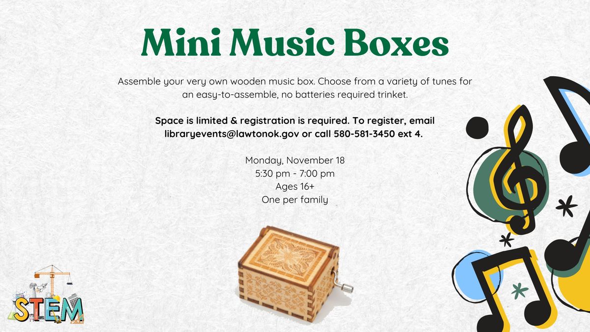 Mini Music Boxes