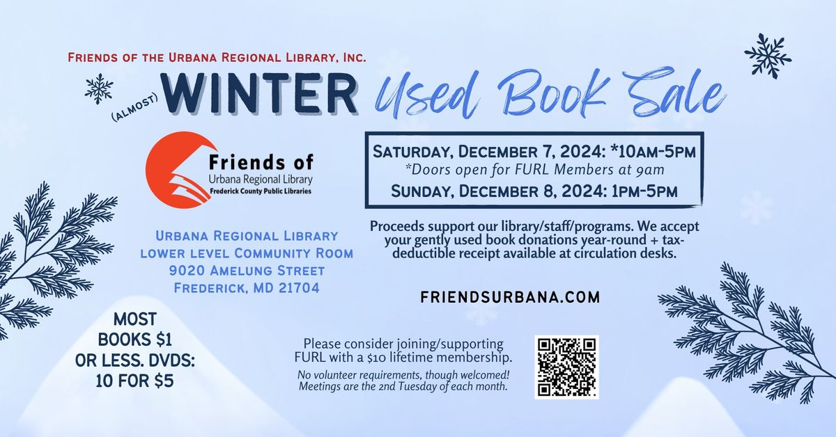 A Special December Used Book Sale This Year