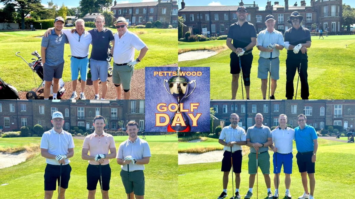 PETTS WOOD GOLF DAY 2025