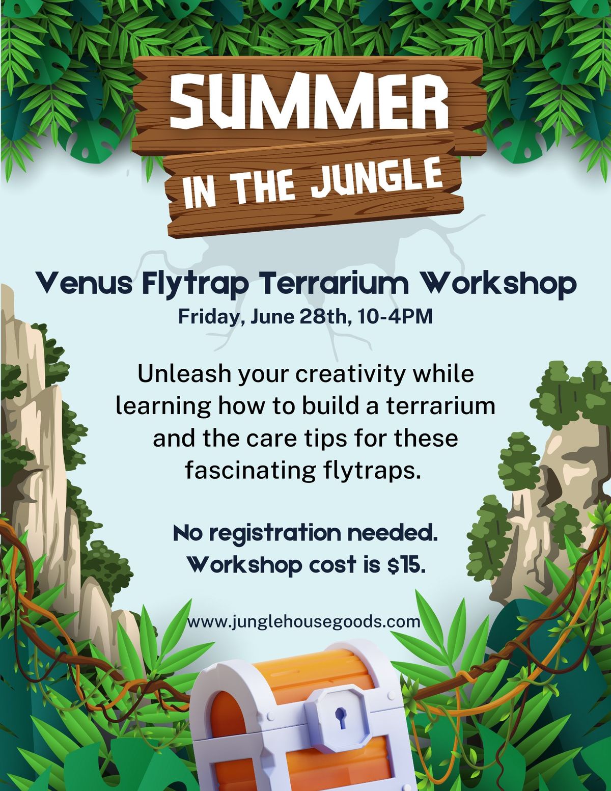 Venus Flytrap Terrarium Workshop