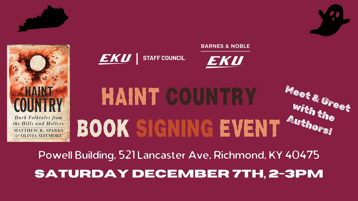 Haint Country Book Signing Event