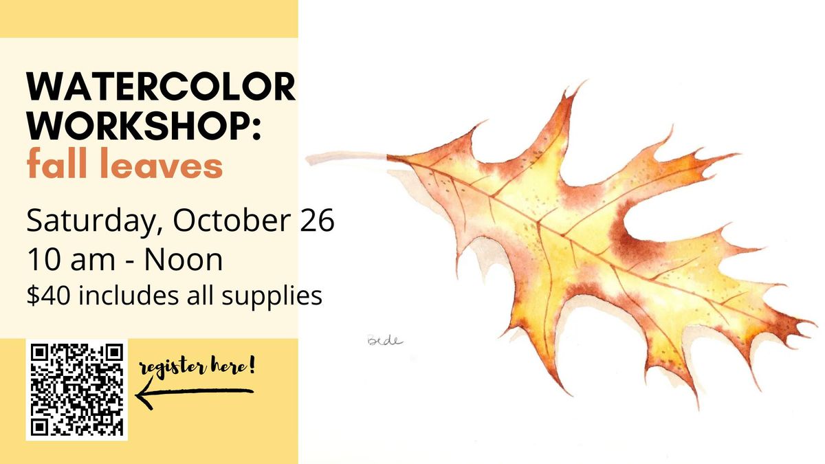 Watercolor Workshop: Fall Greeting Cards