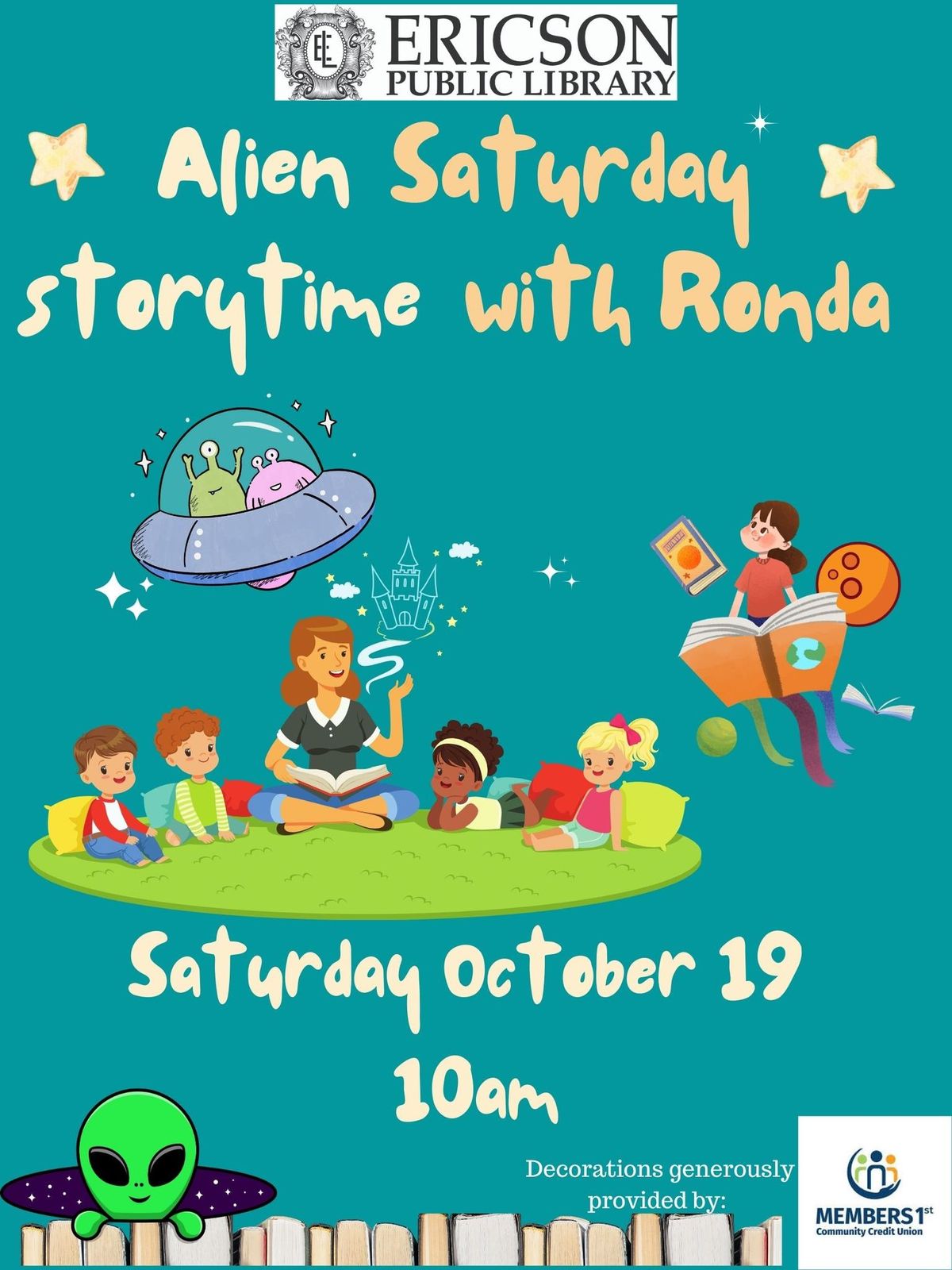 Alien Saturday Storytime With Miss Ronda