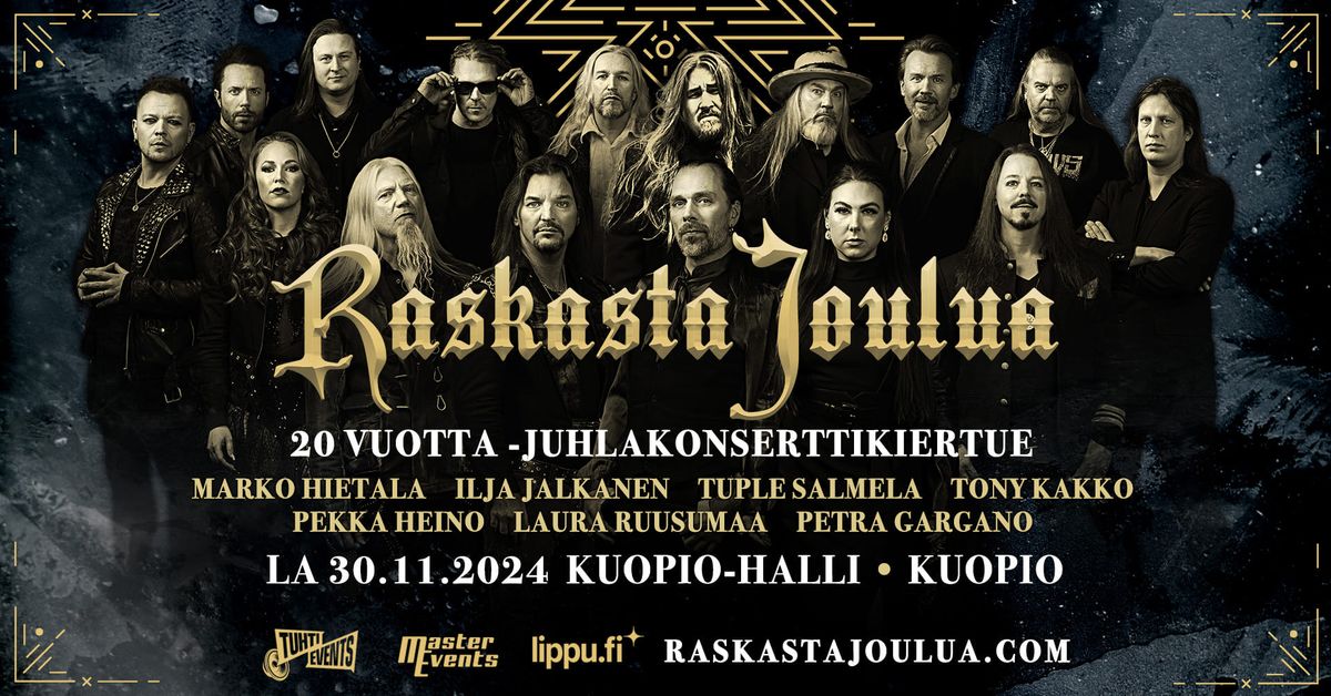 Raskasta Joulua 20 vuotta -juhlakonserttikiertue, Kuopio-halli, Kuopio