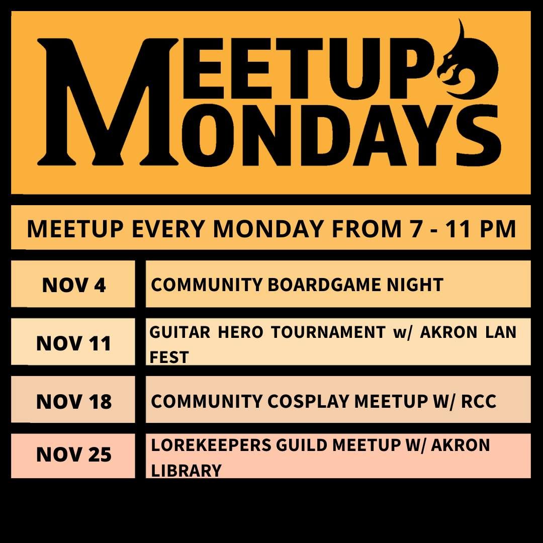 Meet Up Monday: Lore keepers guild w\/ Akron Library  