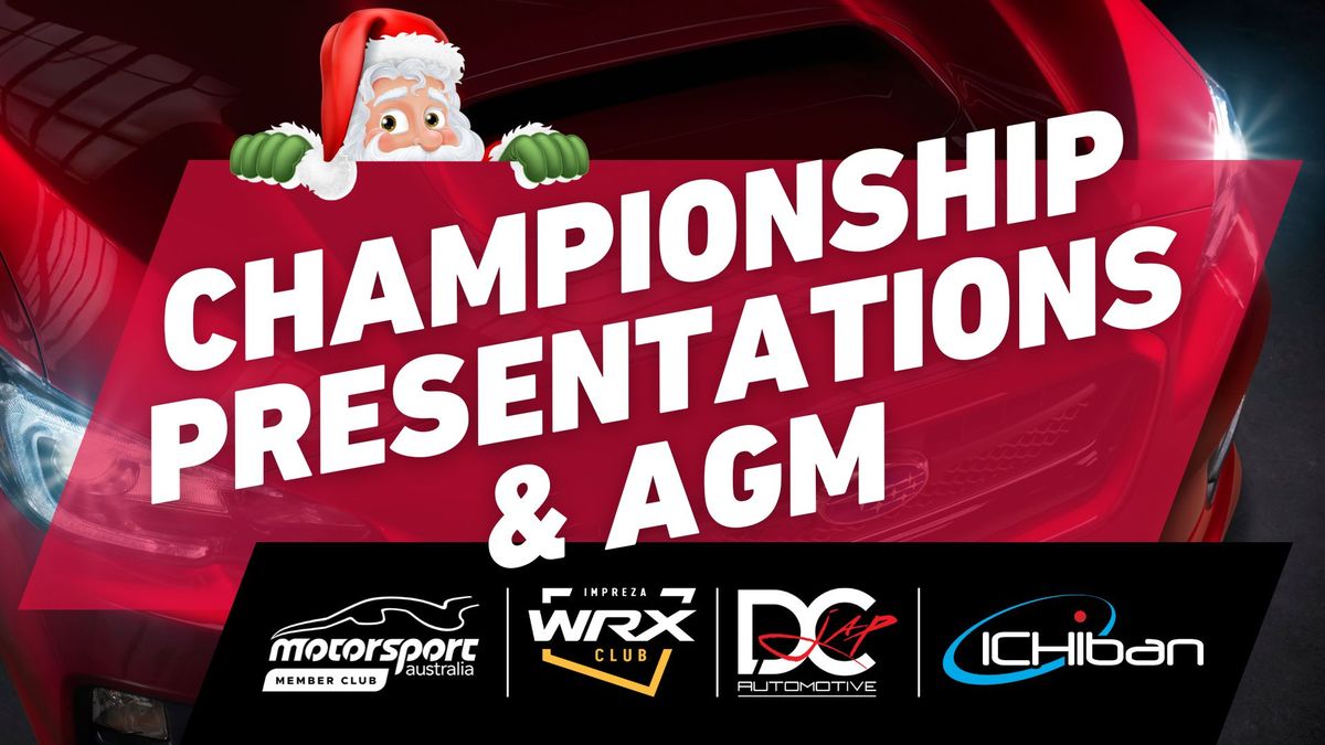 2024 Championship Presentations & AGM