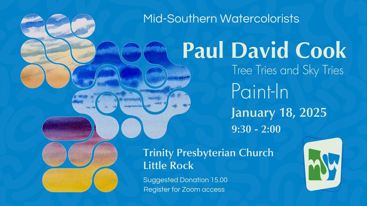 Paint-In with David Paul Cook Tree Tries and Sky Tries