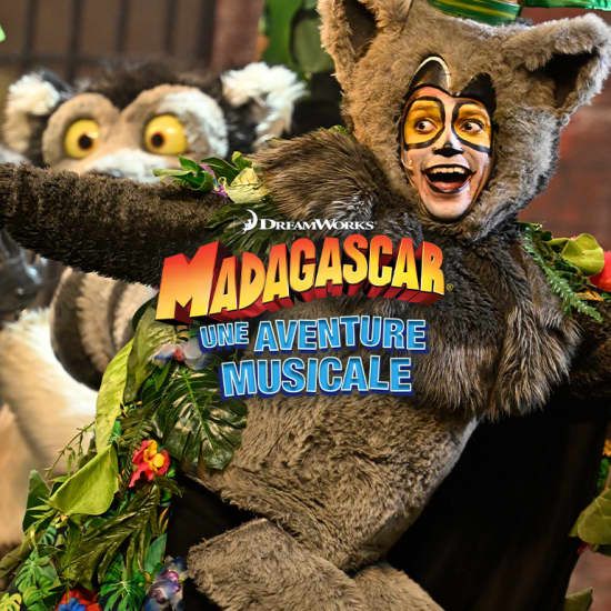 Madagascar, une aventure musicale DreamWorks au Th\u00e9\u00e2tre du Gymnase