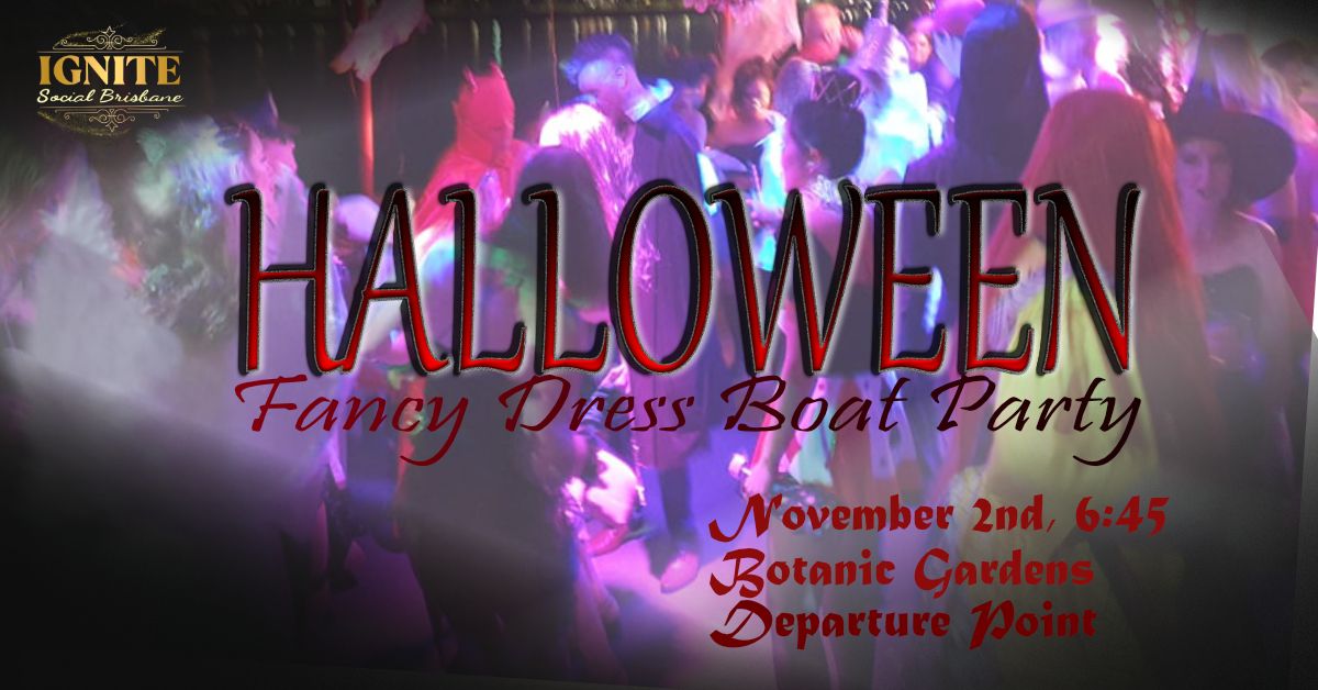 Halloween Boat Party (Fancy Dress) $45 | 3hr party river cruise | inc drink