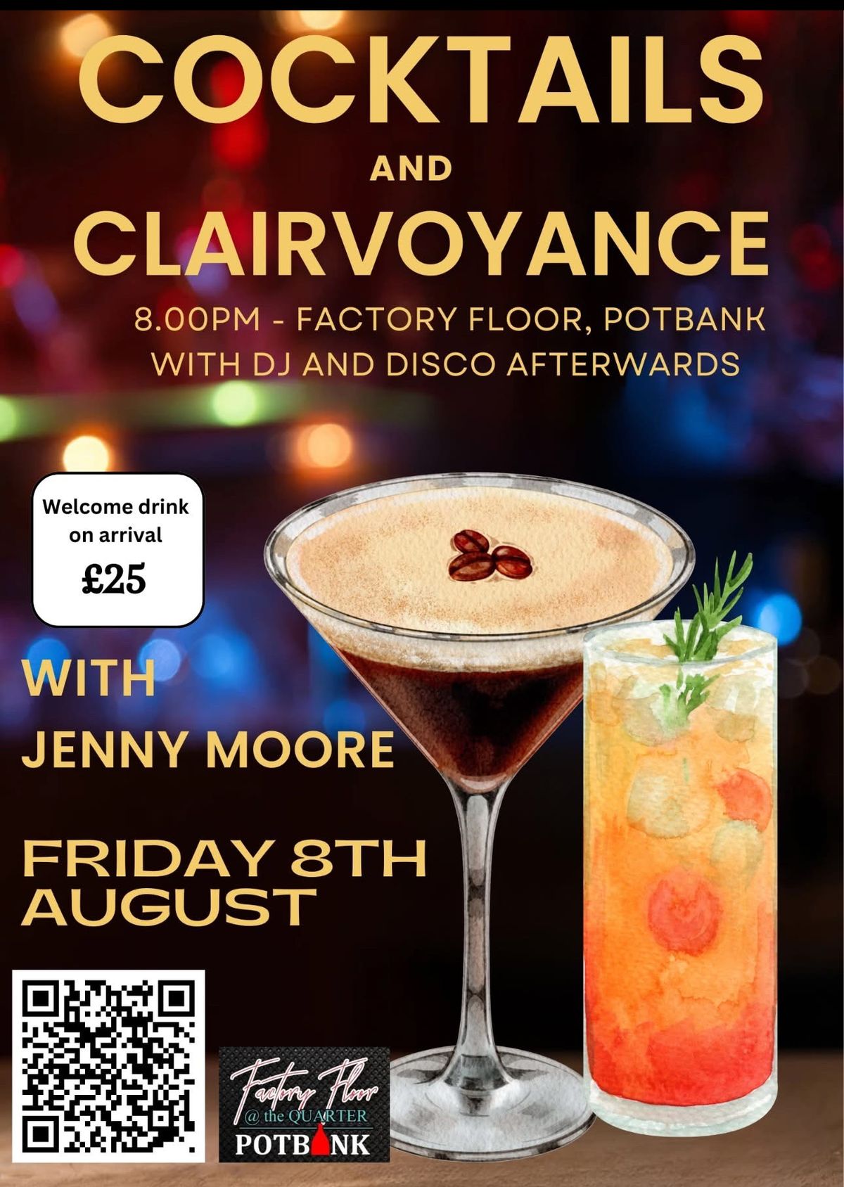 Cocktails & Clairvoyance at The Factory Floor