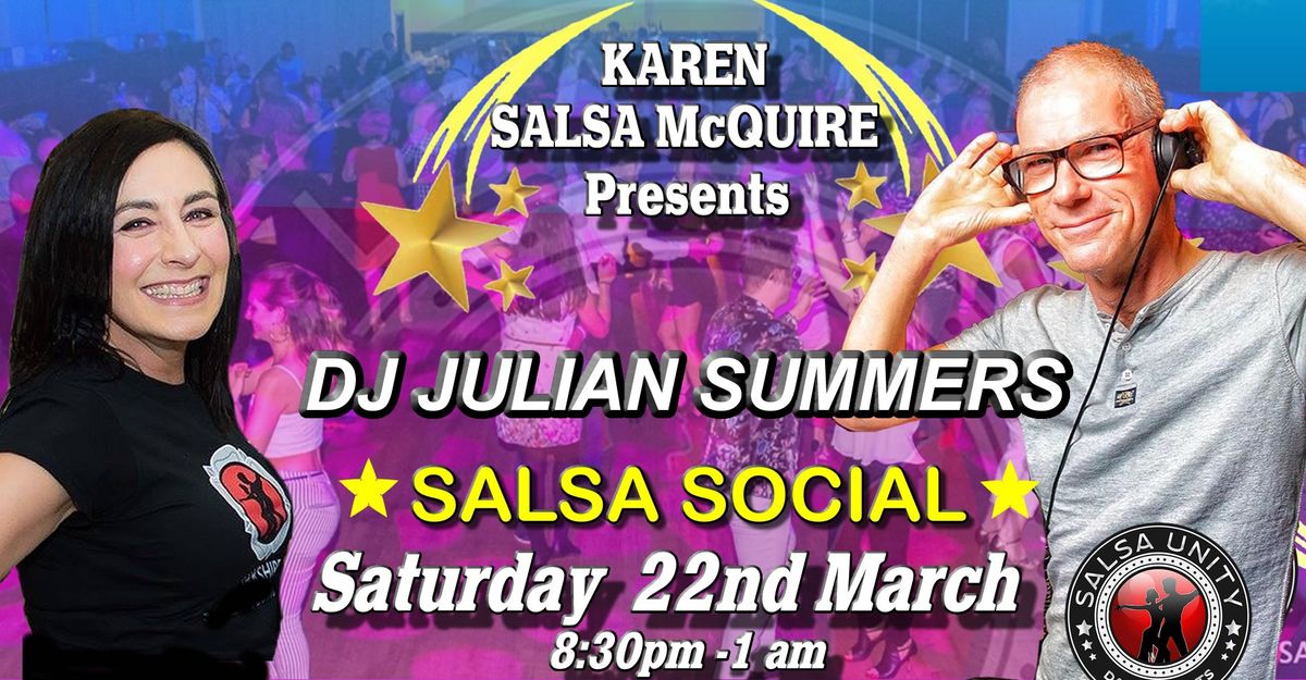 SalsaUnity Salsa Party *MARCH* with \u2b50\ufe0fDJ Julian Summers\u2b50\ufe0f