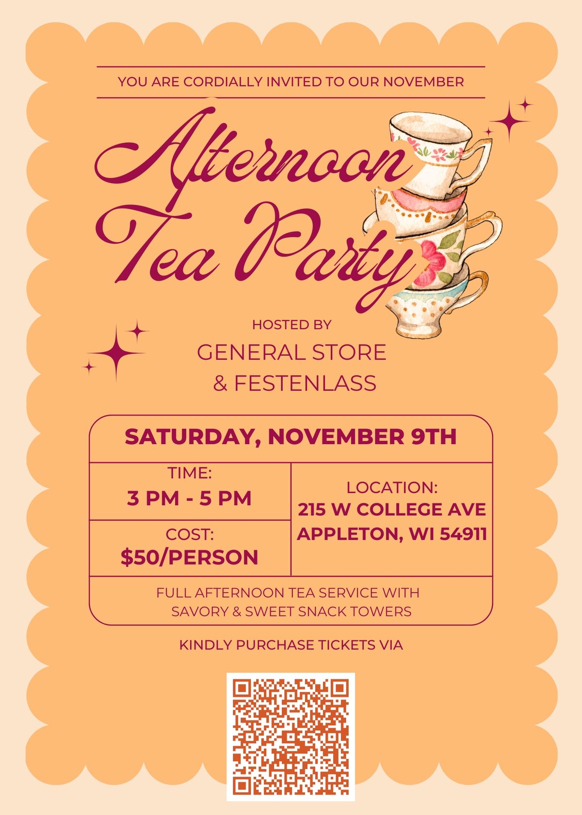 November Afternoon Tea Party