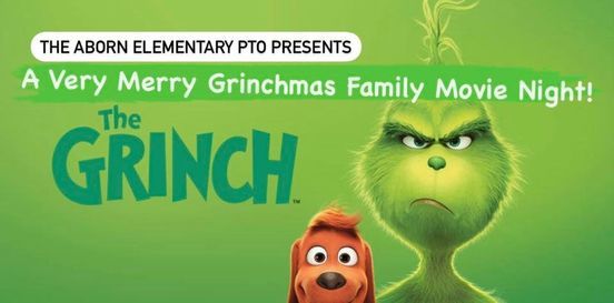 Aborn School PTO Presents: A Very Merry Grinchmas Family Movie Night!