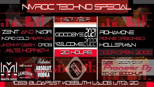 \/ NivrocTechno \/ Friday\/December 31\/ GoodBye Last Year & Welcome New year \/ Exclusive 20 Hours Party