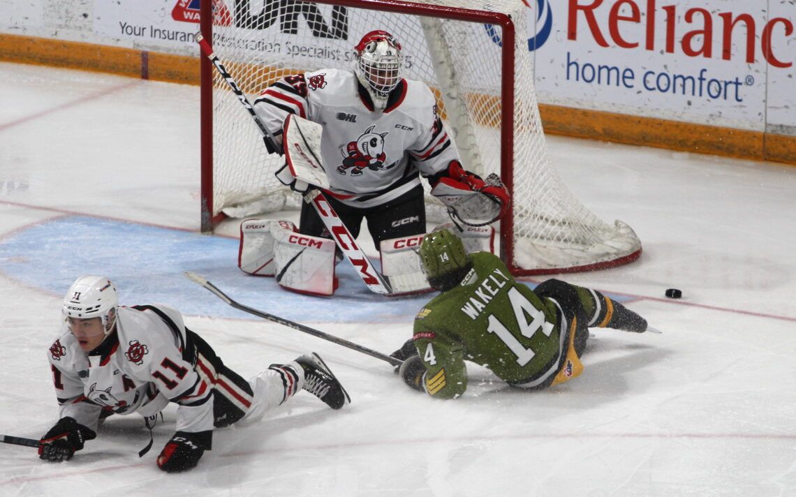 Niagara IceDogs at North Bay Battalion at North Bay Memorial Gardens