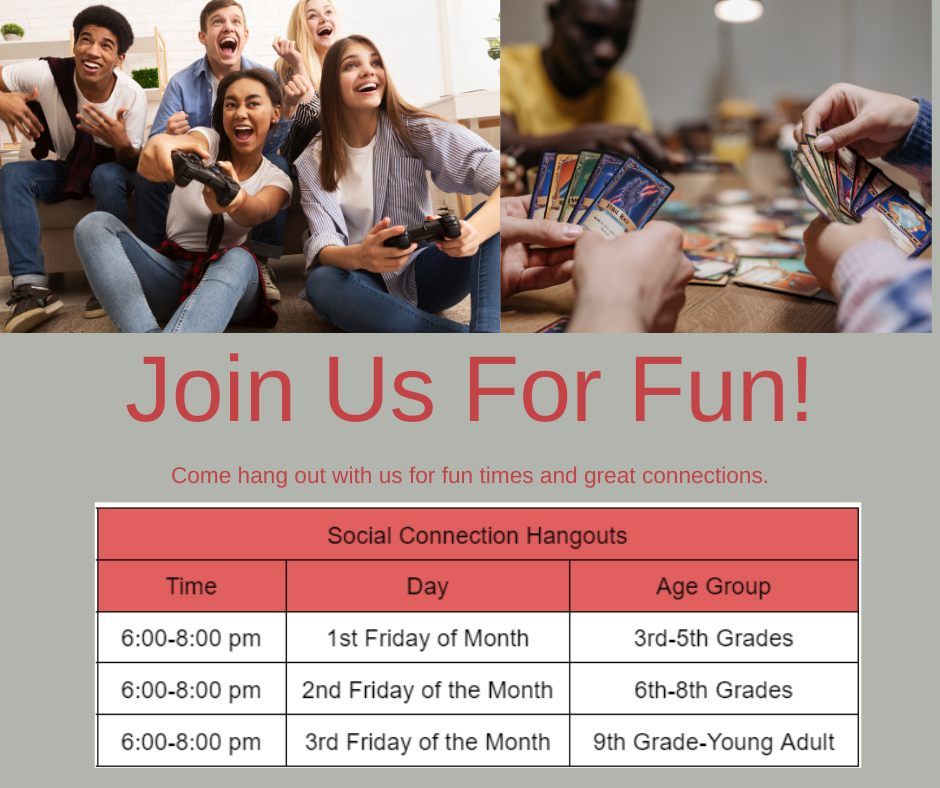 Social Connections Hangouts: 3rd-5th Graders