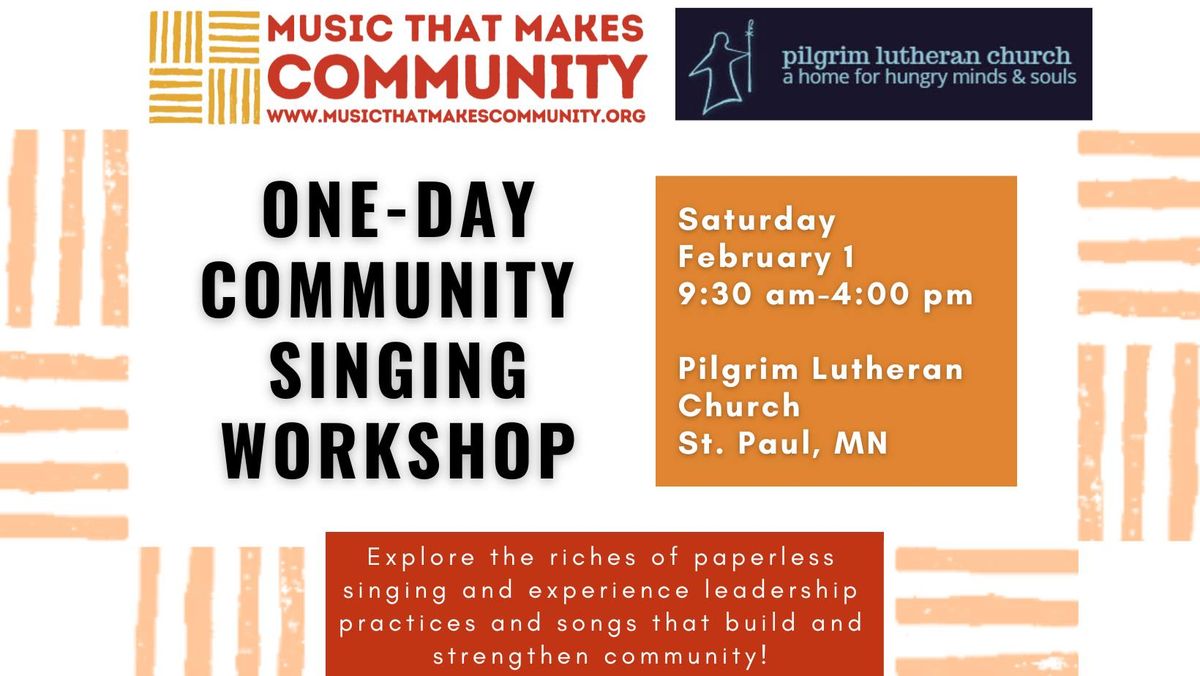 1-Day Community Singing Workshop in St. Paul, MN