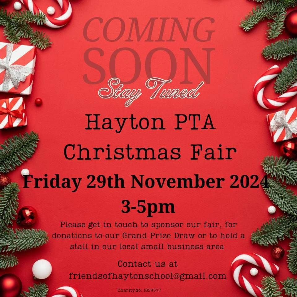 Hayton School Christmas Fair 2024