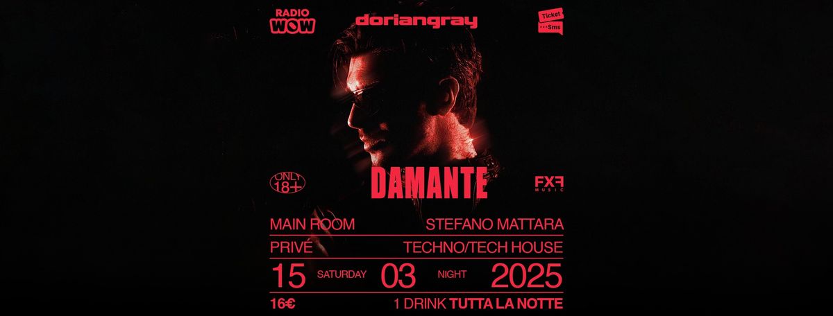 DAMANTE - Sabato 15 Marzo