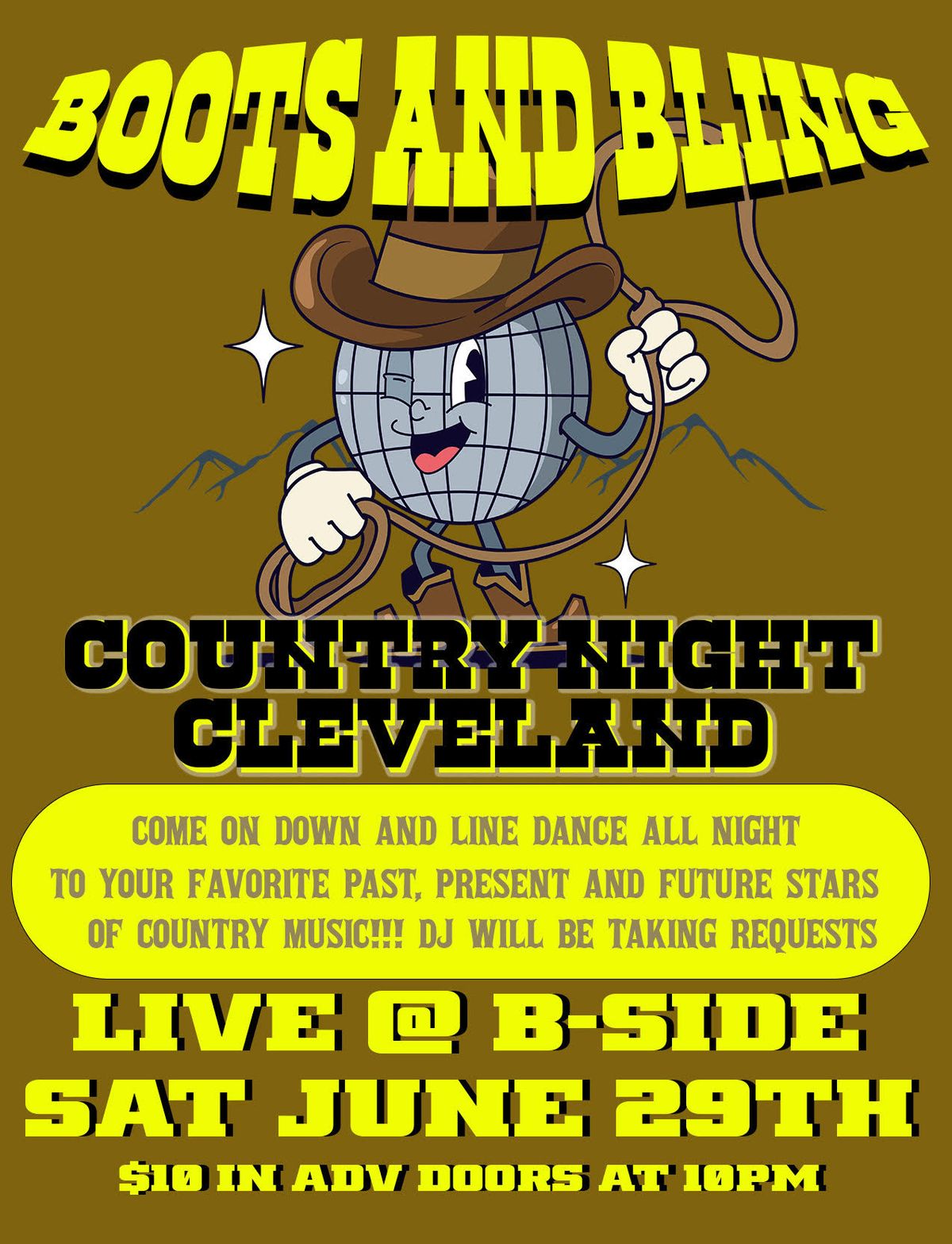 Boots And Bling: Country Night Cleveland