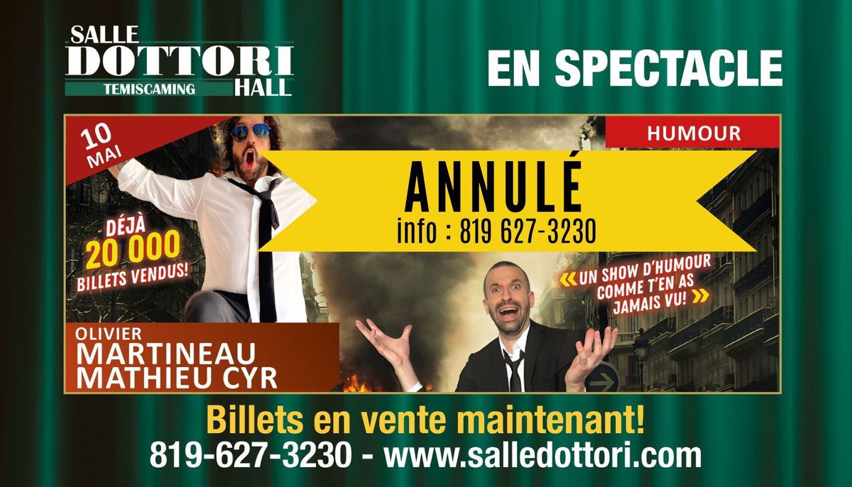 Olivier Martineau at Theatre Manuvie
