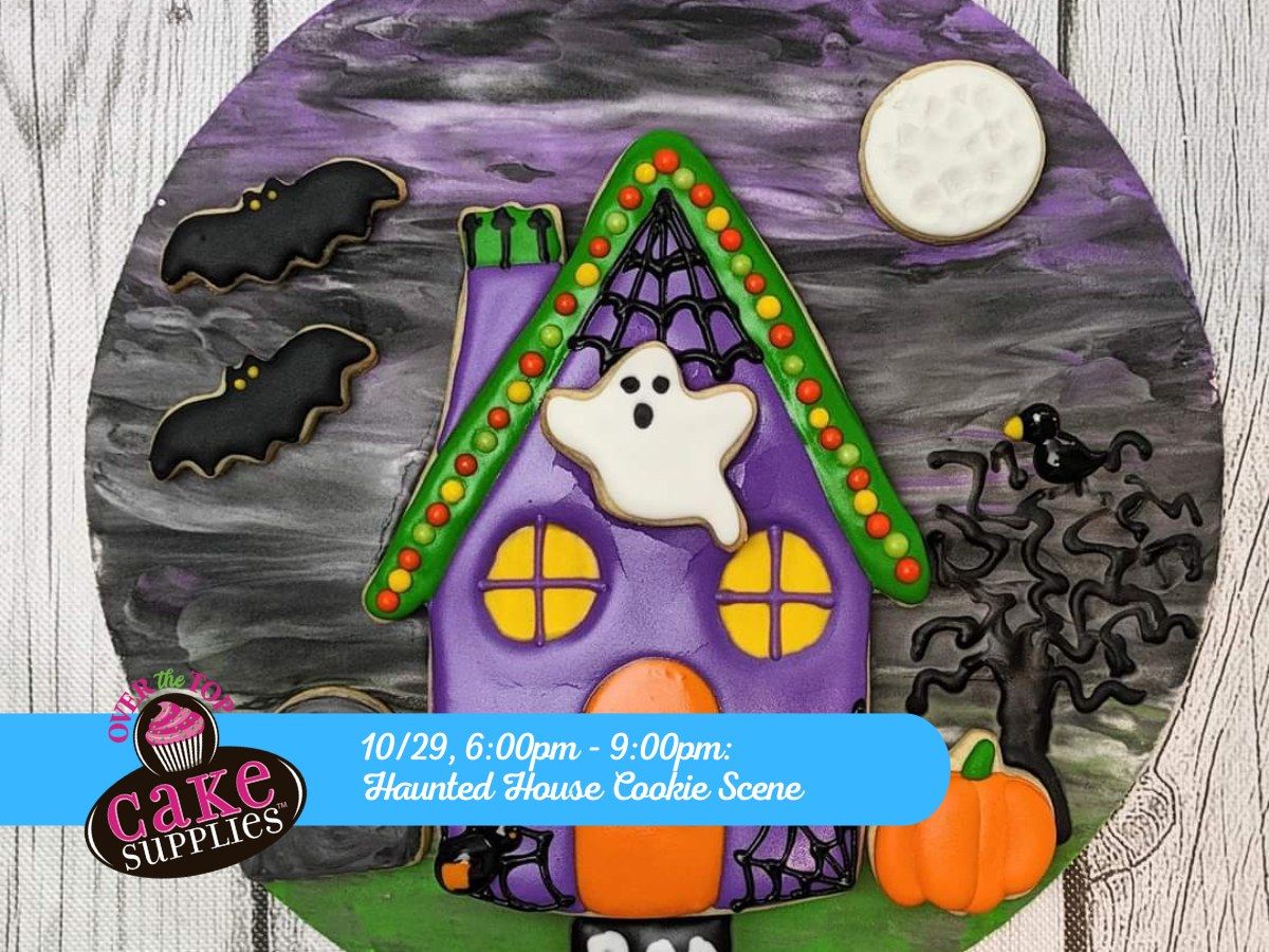 Haunted House Cookie Scene