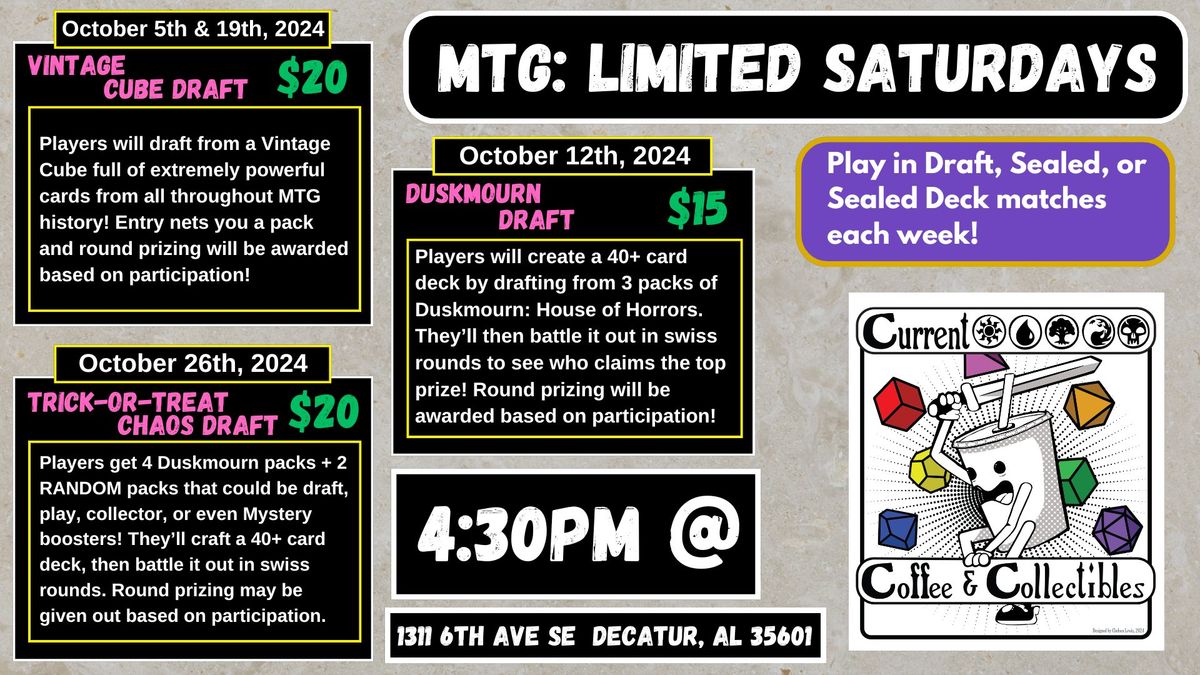 MTG: Limited Saturdays - October