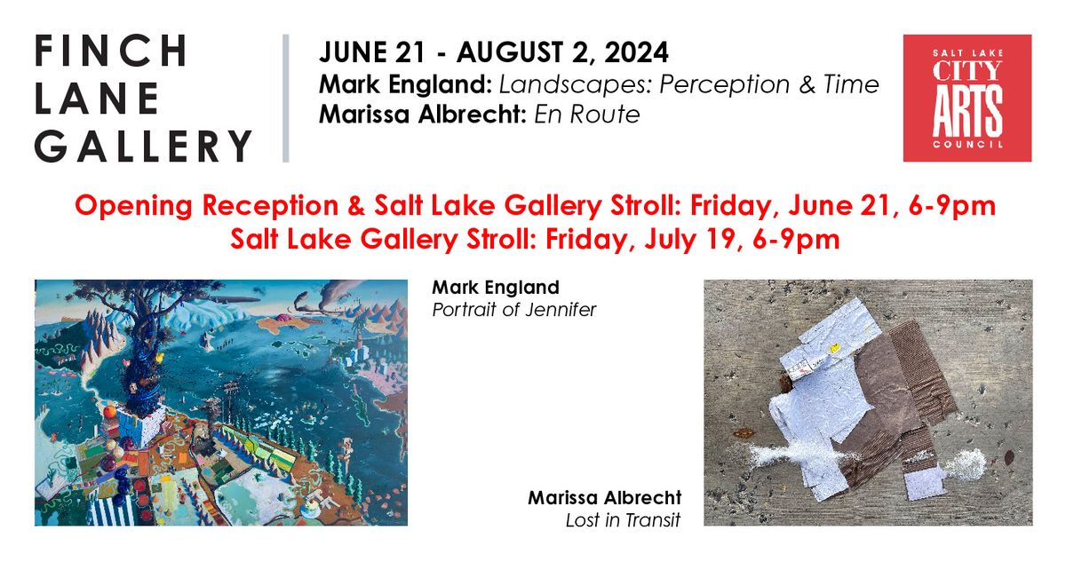 Mark England \/\/ Marissa Albrecht: SLC Gallery Stroll