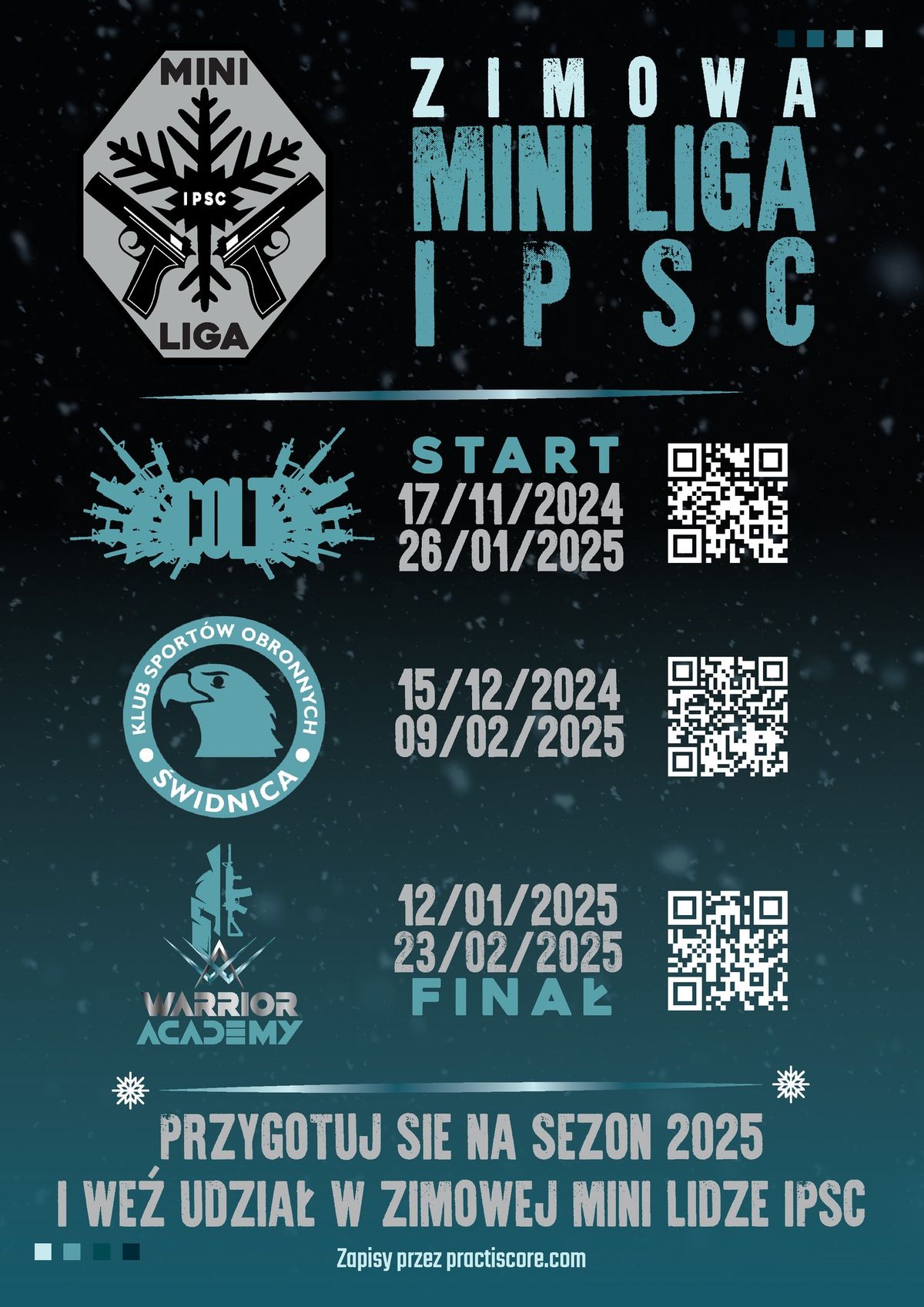 Zimowa Mini Liga IPSC vol 1 , Mecz otwarcia: 17.11.2024 ,