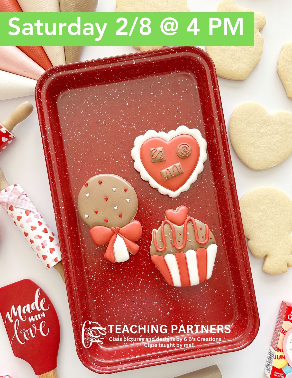 Family Fun with Valentine's Day Cookie Decorating Classes