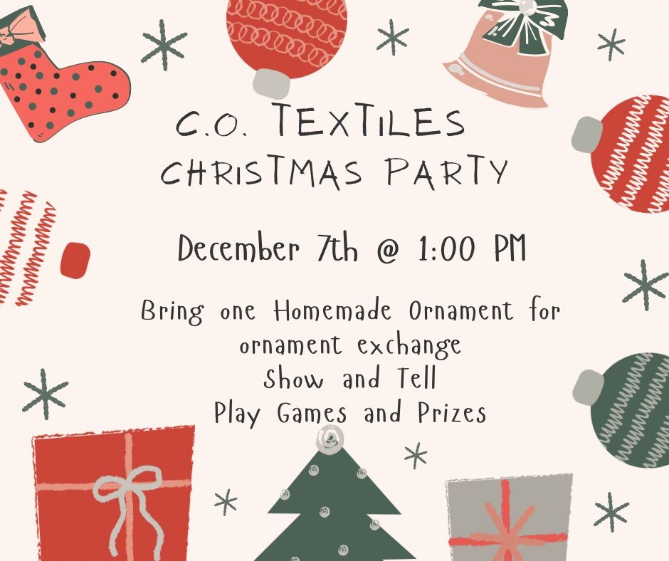 CO Textiles Christmas Party\ud83c\udf84\ud83c\udf81\ud83c\udf85