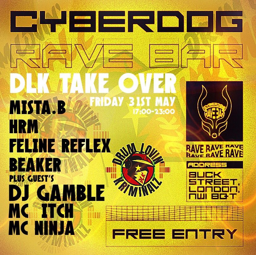 DLK TAKE OVER @ CYBERDOG RAVE BAR 