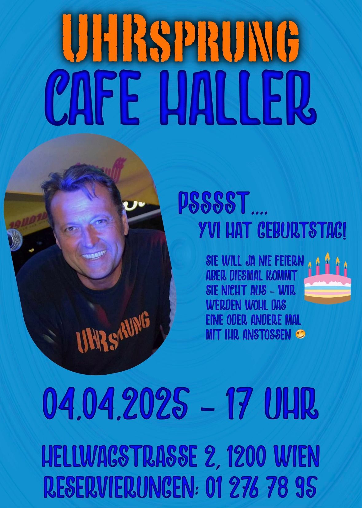 UHRsprung im Cafe Haller