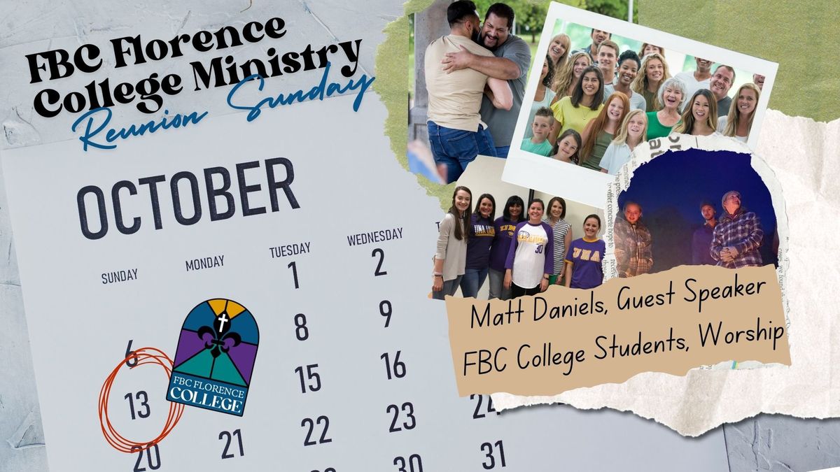 FBC College Ministry Reunion Sunday